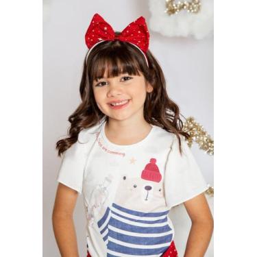 Imagem de Tiara Laço Estrelas - Vermelho Único - Marthiê