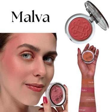 Imagem de Blush Compacto Bitarra Beauty - cor MALVA- Textura fina, macia e acaba