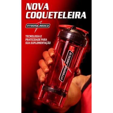 Imagem de Coqueteleira 2 doses vermelha 700ml integralmedica - integralmédica, v