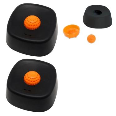 Imagem de Comedouro Lento Tigela De Lamber Kit 2 Uni Caes Cachorros Gatos Pet Filhote Alimentadora Brinquedo Alivio De Tedio