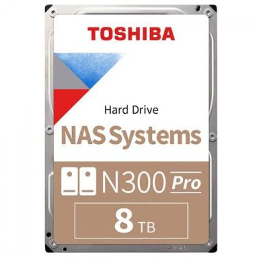 Imagem de HD 8TB Toshiba N300 Pro Nas Storage SATA III 6GBs 3.5 7200RPM Cache 51