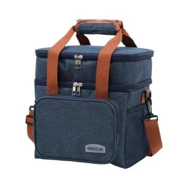 Imagem de Bolsa Térmica De Dupla Camada Para Piquenique, Cooler Transversal Para