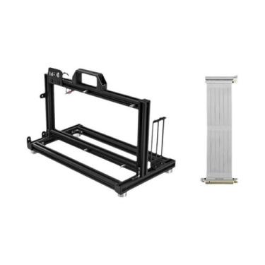 Imagem de Gabinete Mini-ITX De Alumínio Com Estrutura Aberta Para GPU Vertical E