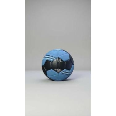 Imagem de Bola de Handebol Tamanho 1 Azul/Preto Laminado Emborrachado - Congratu