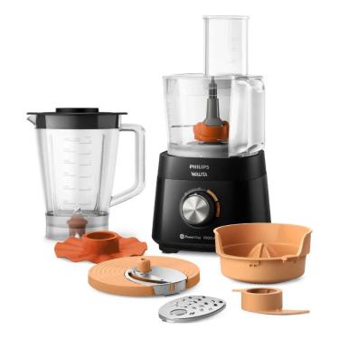Imagem de Multiprocessador HR7304-93 1000W com Tecnologia Powerchop Preto Philips Walita 1,5L