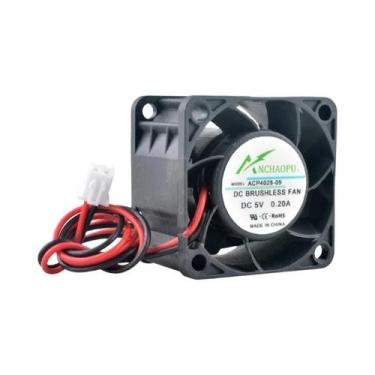 Imagem de Ventilador De Fluxo Axial De 4cm 40mm 2 Pinos DC5V 12V 24V Para Servid