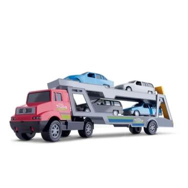 Imagem de Brinquedo Infantil Caminhão Mini Truck Cegonha Cegonheira