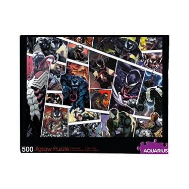Imagem de AQUARIUS Marvel Venom Puzzle (500 Piece Jigsaw Puzzle) - Glare Free - Precision Fit - Virtually No Puzzle Dust - Officially Licensed Marvel Merchandise & Collectibles - 14x19 Inches (62205)