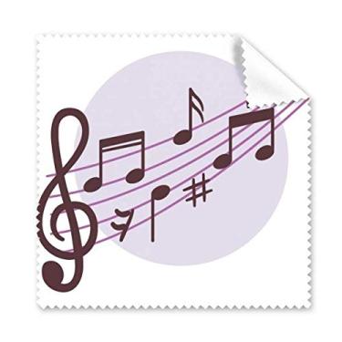 Imagem de Pano de limpeza de notas musicais Flappg 5 peças