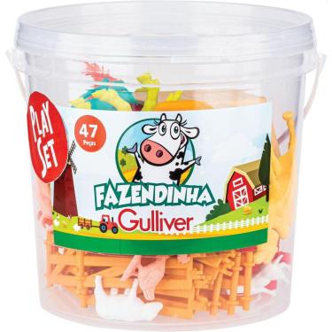 Imagem de Miniatura Colecionável Fazendinha Playset 30 Figuras 17Ace