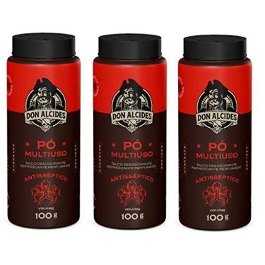 Imagem de Kit - 3 Talco Antisséptico Pó Multiuso - Don Alcides