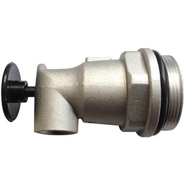 Imagem de Lumax Torneira cilíndrica LX-1728 de 9,5 mm com cabeça de válvula de nylon. Para uso com tambores de plástico ou aço de 49,5 litros com aberturas de 5 cm.