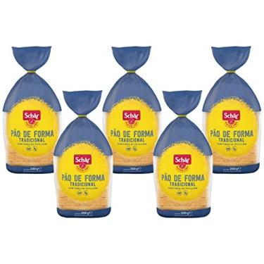 Imagem de Kit 5 Pão Forma Tradicional Sem Glúten Vegano Schar 200g