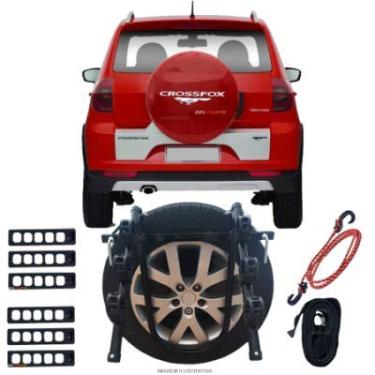 Imagem de Transbike Rack Estepe VW Cross Fox Suporte Para Até 3 Bikes