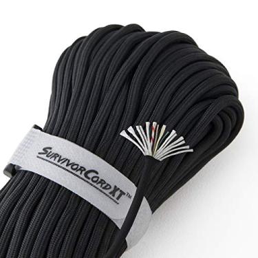 Imagem de Paracord Titan Survival patenteado 228 - 7,6 m, 30,5 m, 152,4 m e opções de cor - 453,6 kg Paracord de sobrevivência de força militar especificação 3 fios - Cordão resistente para acampamento e ar