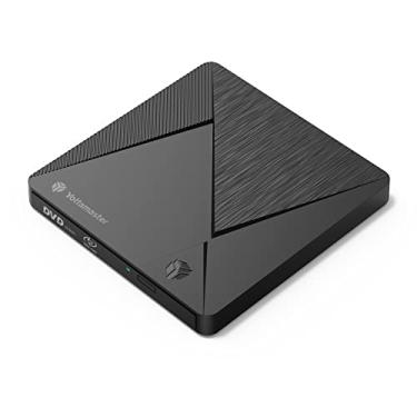 Imagem de Yottamaster Leitor BD USB 3.0 Externo Blu Ray Drive, Gravador de DVD Tipo-C Fino Portátil 3D Bluray Drive Compatível com/Win10/Mac OS Drives Blu-ray Externos [P-CD04]