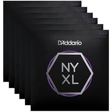 Imagem de D'Addario NYXL Cordas de Guitarra Elétrica Média 11-49 (pacote com 6)