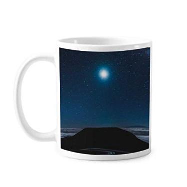 Imagem de Caneca de cerâmica Moon Night Sky Art Deco Presente Fashion Caneca Cerâmica Café Porcelana Utensílios de Mesa