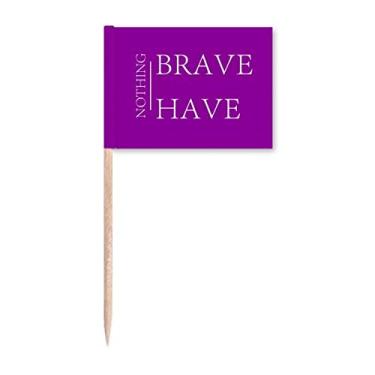 Imagem de Nothing Try Nothing Have Art Deco Presente Fashion Palito de Dentes Marcadores Decoração de Festa