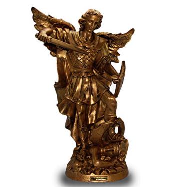 Imagem de Imagem São Miguel Arcanjo Ouro Antigo 60cm Inquebrável