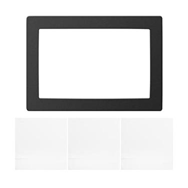 Imagem de LUGU Gaxeta de LCD preta 9,5 x 6,7 pol. Proteção cont der mamento de resina com panos -poei compatíveis com tela de impresso 3D de resina de 8,9 polegadas ELEGOO Saturn