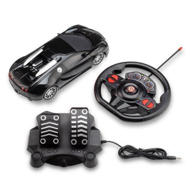 Imagem de Carrinho com Volante e Pedal Racing Control Nitro Preto Multikids - BR1147