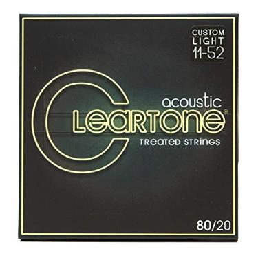 Imagem de Cleartone Cordas acústicas bronze 80/20 luz personalizada 11-52