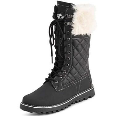 Imagem de Polar Botas de neve femininas r, Preto/bege, 40