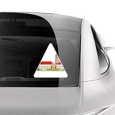 Imagem de DIYthinker Adesivo de carro de construção de marco nacional de Coimbra de Portugal