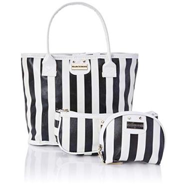 Imagem de Kit 3 Nécessaires Black & White, 6068, Marco Boni, Preto e Branco, 3 Itens