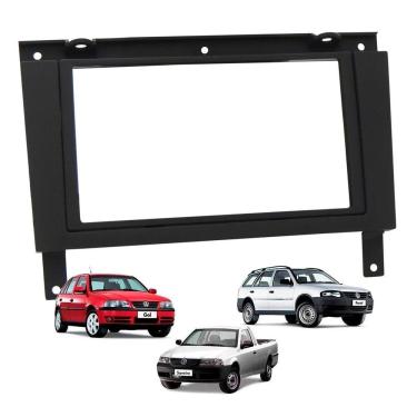 Imagem de Moldura 2 Din Painel Gol Saveiro Parati G3 Fiamon