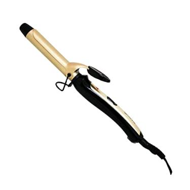 Imagem de Modelador De Cabelos Cachos Profissional 2 Em 1 Revestimento Em Cerâmica Bivolt 19mm Para Mechas Cabo 360º Rápido Aquecimento LINHA PREMIUM ONYK