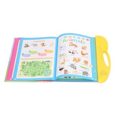 Imagem de Livro de Aprendizagem para Crianças, Livro Eletrônico de Inglês 8 Jogos Interessantes para a Educação Infantil