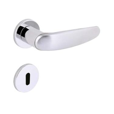 Imagem de Fechadura Polo Z Com Detalhes, Arouca Fechaduras, 408429/40-Zc/Zce, Cromado/Cromado Escovado