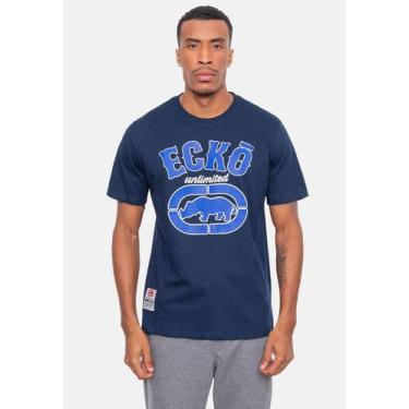 Imagem de Camiseta Ecko Estampada Azul Marinho