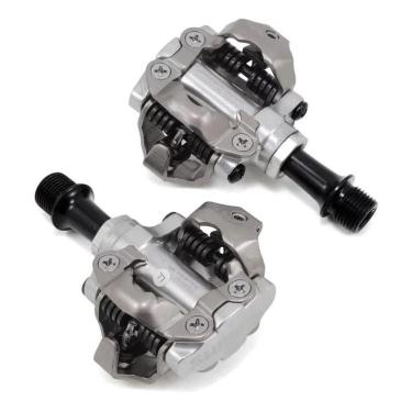 Imagem de Pedal Shimano Pd-M540 Prata Com Taquinhos Sm-Sh51 Mtb