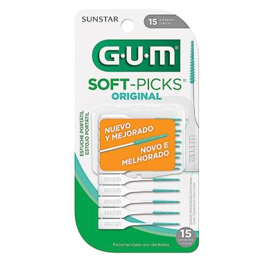 Imagem de Escova Interdental Gum Soft-Picks Tradicional Com 15 Unidades