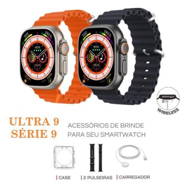 Imagem de Relógio Smartwatch Iwo Ultra W69 2GB rom Série 9 49mm + 7 Brindes - Microwear