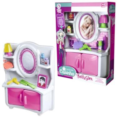 Imagem de Penteadeira Com Acessórios Casinha Brinquedo Lua de Cristal