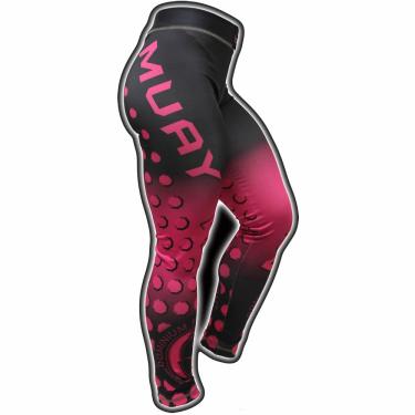 Imagem de Calça de Compressão Termica Legging Feminina - 2464 - Muay Thai -Rosa - P