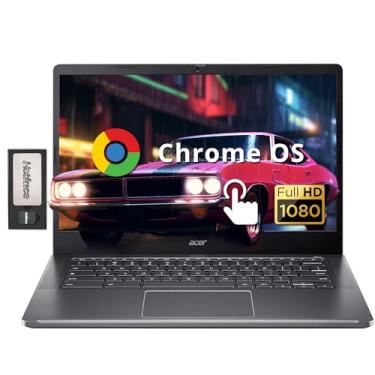 Imagem de Acer Laptop Chromebook Plus 35.6 cm FHD Touchscreen, Processador Intel Core i3-N305, 8 GB de RAM DDR5, 512 GB SSD, Tela IPS Full HD de 14 Polegadas com Touchscreen
