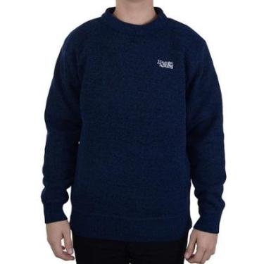 Imagem de Blusa Masculina Red Nose Tricot Peluciado Azul - 9590077-Masculino