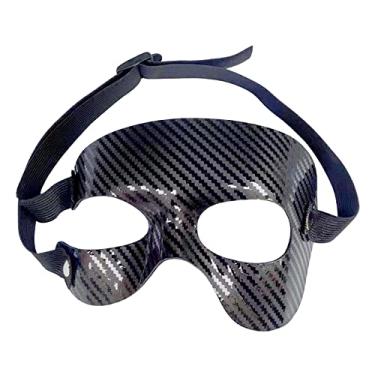 Imagem de YIJU Protetor Facial, Máscara de, Máscara de Softball, Protetor Facial para Nariz Quebrado, Máscara para Softball, Karatê, Exer, cara