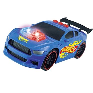 Imagem de Hot Wheels Carro Speed Power Azul com Luz e Som Multikids - BR1821