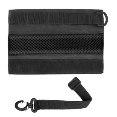 Imagem de Capa de fone de ouvido militar lavável para fone de ouvido Molle, capa tática para fone de ouvido, almofadas de substituição com suporte para Airsoft Shooting (preto)