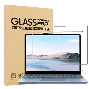 Imagem de [Pacote com 2] Película protetora de tela EpicGadget para Microsoft Surface Laptop Studio 14,4 polegadas lançado em 2021-9H rigidez HD transparente película protetora de tela de vidro temperado