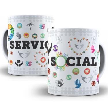 Imagem de Caneca Serviço Social Profissão Assistente Social Presente - Mago Das