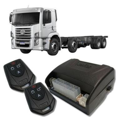 Imagem de Alarme caminhões auto 12v e 24v fks fk902 2 controles linha pesada cor