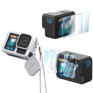 Imagem de Capa protetora de silicone, protetor de tela e lente para GoPro Hero 13