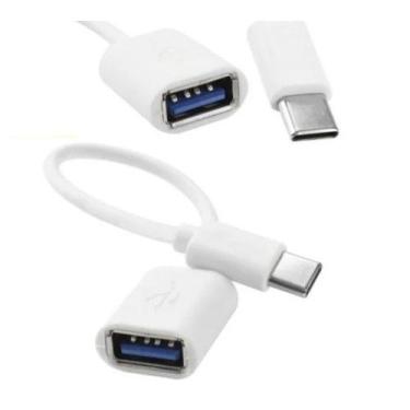 Imagem de Cabo Adaptador Otg Usb 3.0 Tipo C Type-C P/ Teclado Pendrive - Lehmox